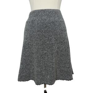 EXPRESS Skirt Womens size 8 Salt & Pepper A-Line